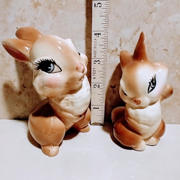 Set-2 Vtg Miss Bunny Disney Bambi Blossom Bunny Thumpers Girlfriend Porcelain 40 - Picture 5 of 16